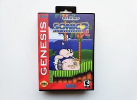 Sonic 2 XL - Custom Case / Game Sega Genesis - Sonic the Hedgehog 2 Mod - £11.70 GBP+