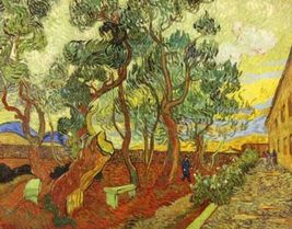 Artebonito Van Gogh The garden of the Asylum in Saint Remy Ltd Edition Giclee - £50.81 GBP