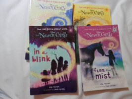 The Never Girls : Four Real Girls in a Fairy&#39;s World Book 1,2,3,4 - £8.79 GBP