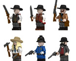 6Pcs Red Dead Redemption 2 Minifigure Arthur Morgan Son of Belee Mini Bl... - £17.78 GBP