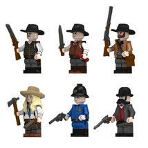 6Pcs Red Dead Redemption 2 Minifigure Arthur Morgan Son of Belee Mini Blocks - £17.76 GBP