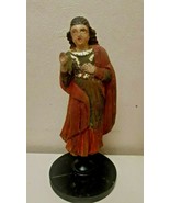 Very Rare Antique Hand Painted Christian Statue of Saint from Goa, India... - $9,199.06 MXN