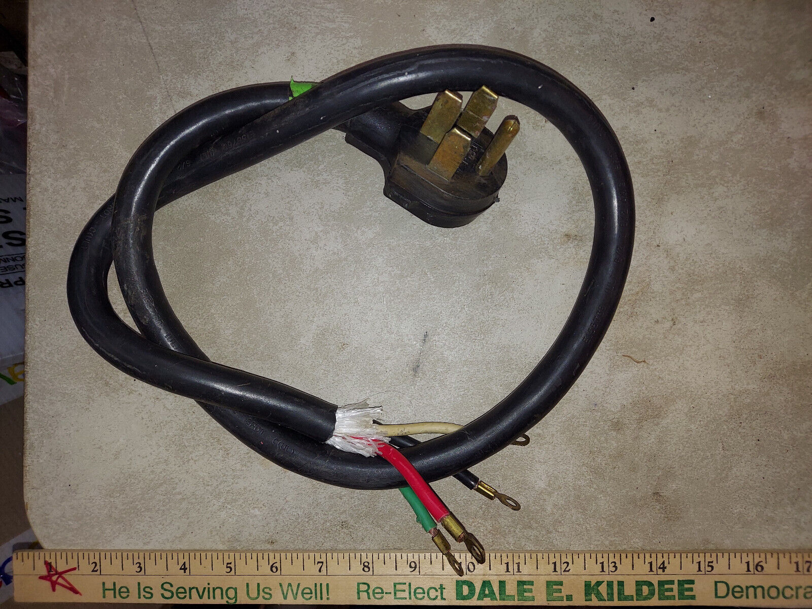 Primary image for 22SS41 DRYER / RANGE LEAD CORD, NEMA 14-50P, 48" LONG, 6/6/8/8 WIRES, VERY GOOD