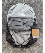 Black NEW The North Face Borealis Backpack Tin Grey Dark/Asphalt Grey/TNF - $72.99