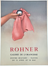 Georges Rohner - Cartel Original Exposición - G.DE Invernáculo Nantes - 70&#39;S - £135.65 GBP