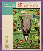 Pomegranate ArtPiece puzzle Secret Sanctuary 500 piece Charley Harper - £6.32 GBP