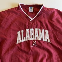Alabama Crimson Tide Jacket Men M Pullover Ncaa Tag Red Satin Rare Ka Inc Vtg - £50.14 GBP
