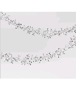2 New Wondershop 22&#39; Each Wire Star Garland Silver - $183.19 MXN