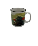Star Wars The Mandalorian Ceramic Mug Featuring Baby Yoda 14 Oz Green &amp; ... - $276.25 MXN
