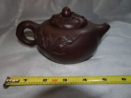 Vintage Yixing Zisha Teapot “Hui Mengchen” 惠孟臣製 Seal – Pumpkin Gourd For... - $12,814.35 MXN