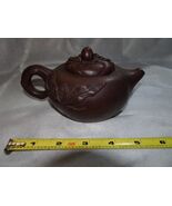 Vintage Yixing Zisha Teapot “Hui Mengchen” 惠孟臣製 Seal – Pumpkin Gourd For... - $12,656.52 MXN