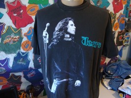 Vtg 90&#39;s The Doors Jim Morrison The Lizard King Winterland Band Black T Shirt XL - £65.10 GBP