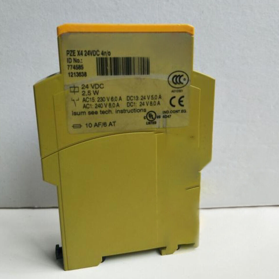 For pilz 774585 PZE X4 24VDC 4n/o Safety Relay - $134.38