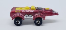 Hot Wheels Spacer Racer 1978 Rescue M-8 Metallic Red - £7.64 GBP