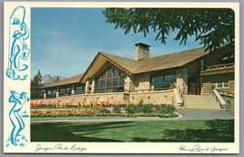 Jasper Park Lodge Canadian Rocky Mountains Postcard Vintage Unposted Pc - £6.35 GBP