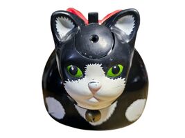 Black Cat Teapot ~ Whistling Kitty Tea Kettle ~ Baked Enamel ~ Ancona ~ ... - €24,54 EUR