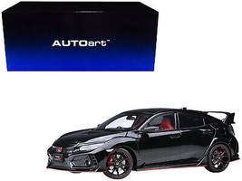 2021 Honda Civic Type R FK8 RHD Right Hand Drive Crystal Black Pearl 1/18 Model - £207.12 GBP