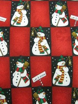 Hallmark Yule Tie Greetings Red Snowman Let It Snow Holiday Christmas 57 In Men - £3.95 GBP