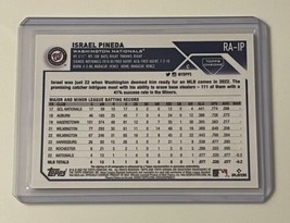 2023 Topps Chrome Update Baseball Israel Pineda Rookie RC On-Card Auto Nationals - £7.56 GBP