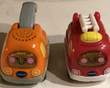 Vtech Can Ices Lot Of 2 Toys Fire Truck Tow Truck T4 - $14.26