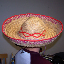 2 MEXICAN SOMBRERO HAT fiesta party mexico sun caps NEW headwear mens ladies - £9.76 GBP