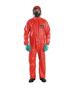 Ansell Alphatec Microchem 68CFR Hooded Coveralls. 4XL - $100.40 CAD