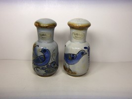 Tijuana Mexico Bird Pattern Salt &amp; Pepper Vintage Unused - £15.88 GBP