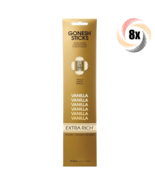 8x Packs Gonesh Extra Rich Incense Sticks Vanilla Scent | 20 Sticks Each - £14.60 GBP