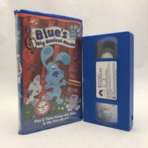 Blue&#39;s Clues - Big Musical Movie VHS Steve Burns Nick jr Nickelodeon Video RARE - £11.75 GBP