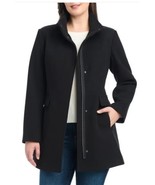 Vince Camuto Womens Jacket Black Full-Zip Pockets Semi-Fitted Heavyweight - $1,221.68 MXN
