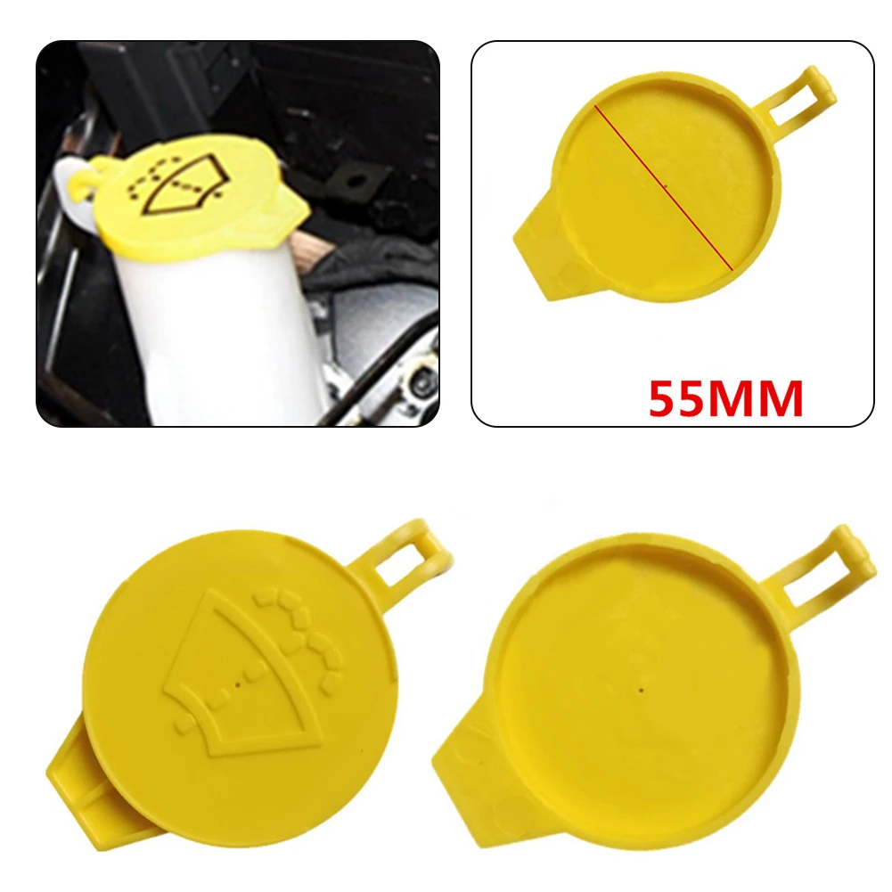 Front Windshield Washer Fluid Reservoir Cap - Yellow Cap for Jeep, Dodge, Chry - £11.22 GBP