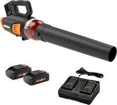 Worx 40V Turbine Leaf Blower Cordless With Battery And Charger, Brushles... - £141.23 GBP