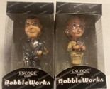 Encore Presents Bobbleworks Bobble Works Double Bobblehead Work/Play lot... - $24.75