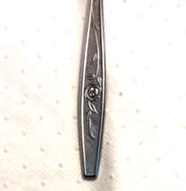 ORLEANS Stainless ORL65 Flatware Teaspoon Mid Century Rose Orleans Silver  - $4.95