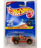 Vintage Hot Wheels Jeep Roll Patrol Street Eaters Series Yellow Razor Wh... - £3.89 GBP