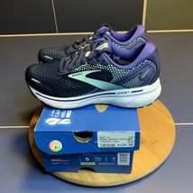 Brooks Ghost 14 Womens Size 5 Wide Running Shoes Blue Sneakers 1203561D446 NEW - £78.88 GBP