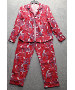 Liz Claiborne Pajama Set Women&#39;s ST Multi Paisley Sleepwear Collar Butto... - $456.02 MXN