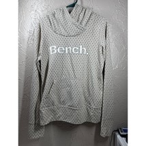 Bench Hoodie Womens Tan Gray Geo Print Spellout Hooded Pullover Boho Siz... - $408.81 MXN