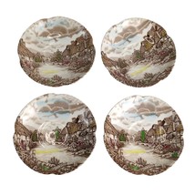 Vtg Set of 4 Johnson Brothers Olde English Countryside 5.75&quot; Saucer Plat... - $40.77 CAD