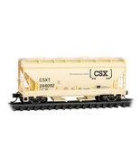 Micro-Trains #09200650 CSX 2-Bay Covered Hopper # 244092. N-Scale - $45.02 CAD