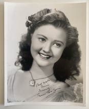 Marcia Mae Jones signed photo.8x10 inches - £39.50 GBP