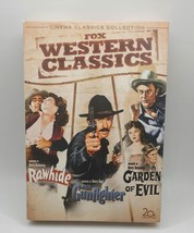 DVD 3 Fox Classic Western Col. Gunfighter Rawhide,Garden Of Evil. (Inspected) - £6.20 GBP