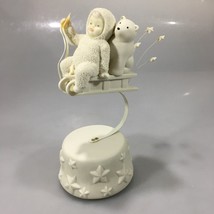 Snowbabies Sliding Through The Milky Way Music Box Twinkle Little Star Dept 56 - £26.11 GBP