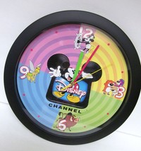 DISNEY CHANNEL MICKEY MOUSE BATTERY OPERATED COLLECTIBLE WALL CLOCK  11.5&quot; - $43.95