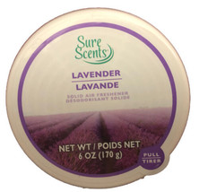 Sure Scents Lavender Scent Solid Air Freshener 6oz-BRAND NEW-SHIPS N 24 ... - $7.80