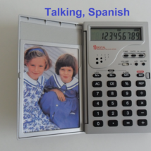 Spanish Language Talking Calculator with Alarm Clock and Picture Frame - £10.95 GBP