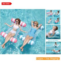 Compact Inflatable Hammock Pool Floats - Versatile Water Lounge for Adults - $45.49