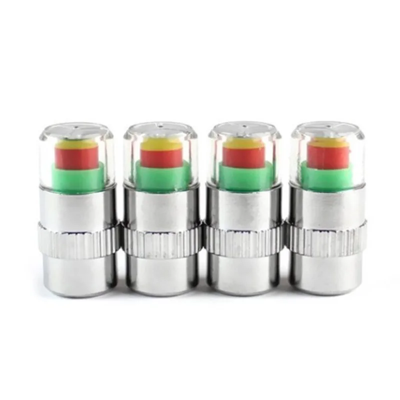 4Pcs/set Automobile wireless tire pressure cap valve nozzle tire pressure gauge  - $50.74