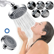 Shower Head Handheld 5 Modes High-Pressure Adjustable Showerhead Top Spray Bath - £17.29 GBP