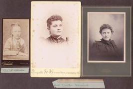 Bertha E. Brown Marwick (3) Antique Photos - Farmington, Maine - £41.19 GBP